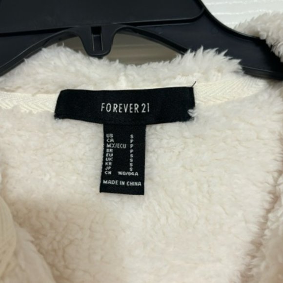 Forever 21 Fleece Zip Hoodie (Small) - Picture 4 of 4